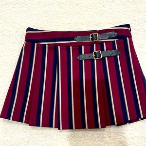 NWT Mayoral kids striped kilt pleated skirt